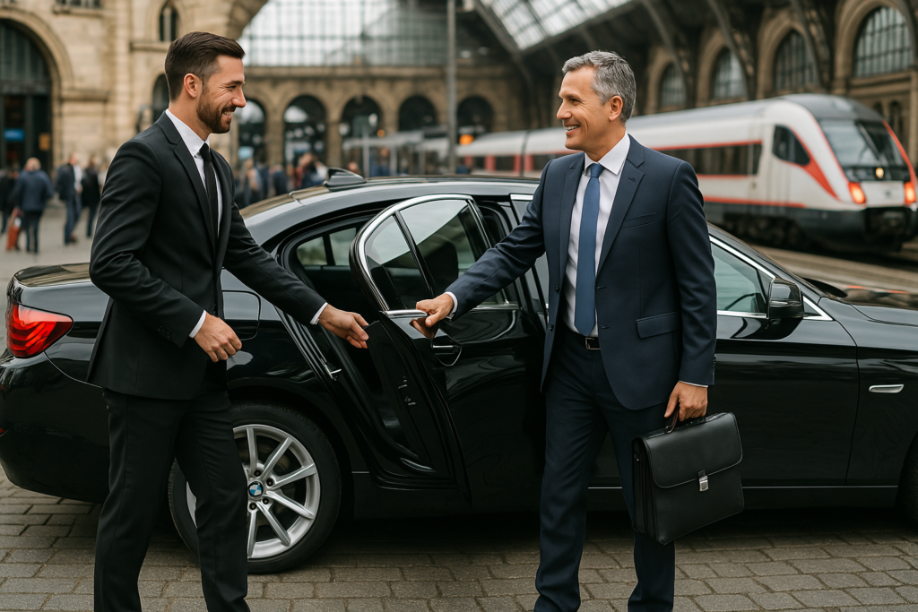 Transfert gare de Nice en van VTC