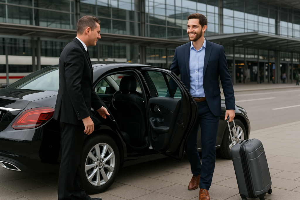 transfert gare de Nice avec chauffeur privé VTC
