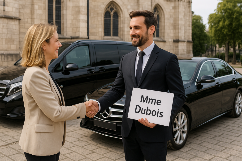 Chauffeur professionnel VTC près du Pont de Pierre